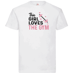 This girl loves the gym