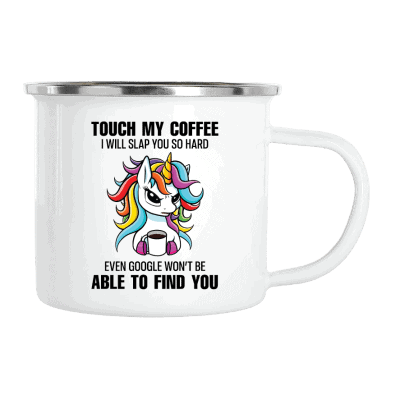 Touch my coffee – Enhörning – Mugg 4