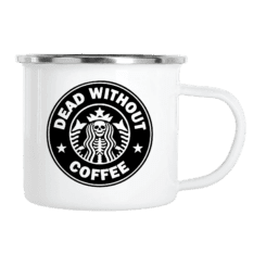 Dead without coffee – Starbucks – Mugg 2