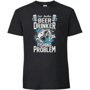 Beer drinker with a fishing problem