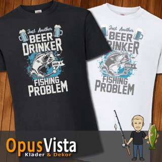 Beer drinker with a fishing problem