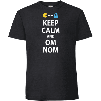 Keep Calm and Om Nom (Pac Man) 4