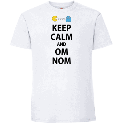 Keep Calm and Om Nom (Pac Man) 5